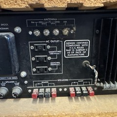 1970s Luxman BIC LUX 71/2R Receiver monster Stereo Audiophile w/ Wood Cabinet