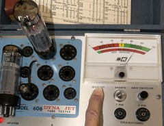 2 Nice Closely Matched Siemens 6CA7 EL34 Tubes O Getters Dimple Top Test Strong!