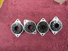 (4) NOS VINTAGE CINCH 9NSB VACUUM TUBE SOCKET 9-PIN NOVAL