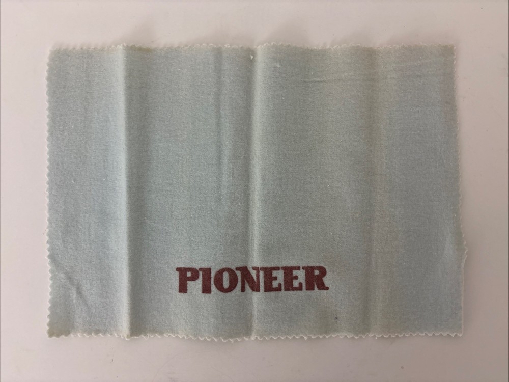 Pioneer Electronics Cleaning Cloth 1970’s Stereo Equipment