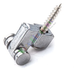 20pc Silver Electric Guitar Neck Ball Press Button Screw Musical Instrument Part