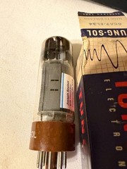 TUNG-SOL MADE IN HOLLAND 6CA7 NIB AUDIO TUBE