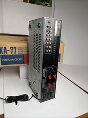 Vintage KENWOOD KA-77 Integrated Stereo Amplifier Original Box WORKS SEE VIDEO!