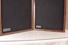 Pair “The Larger Advent” Loudspeaker Grills -New Grill Cloth-