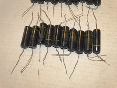 30 -Vintage Sprague Black Capacitor Pulls .1 400v*109P*#5