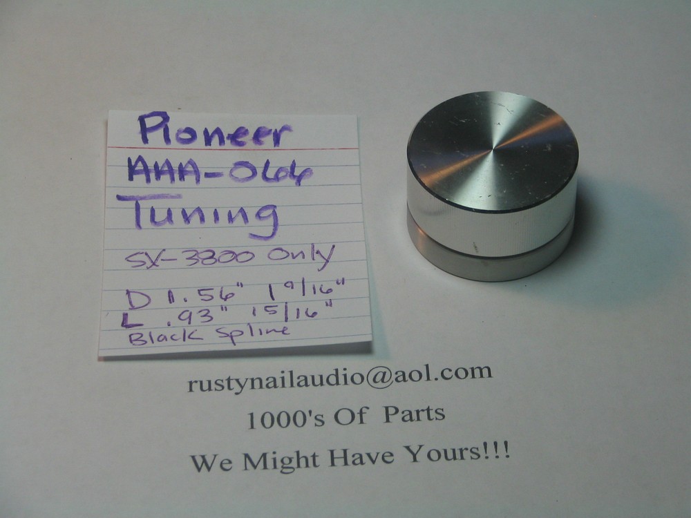 AAA-066 PIONEER KNOB TUNING ONLY USED ON SX-3800 RECEIVER A BIT ROUGH COND