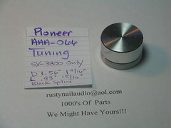 AAA-066 PIONEER KNOB TUNING ONLY USED ON SX-3800 RECEIVER A BIT ROUGH COND