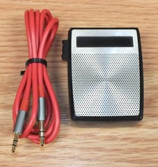 Unbranded Vintage Small 2″ (inch) Mini Portable Speaker w/ 2.5 to 3.5mm Jack