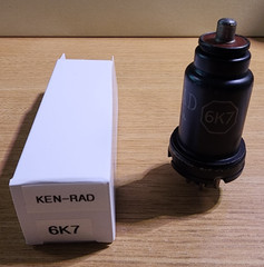 6K7 Ken-Rad Triple-Grid Super-Control Amplifier Metal Vacuum Tube – TESTED