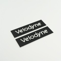Velodyne Custom Made Logo Badge Emblem Silver 63.5mm(2.5″)X19mm(0.748″)