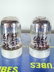 Matched Pair Sylvania 7F7 Sub 6SL7 Tested Like NOS Balanced Tube