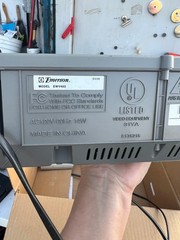 Emerson EWV403 VHS Player/Recorder Original Box with Remote and manual powers on