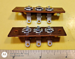 NOS H.H. Smith® #873 Phenolic Terminal Strips (2 pcs) Antenna/Speaker Terminal