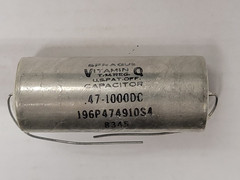 Sprague .47 uF 1000v Axial Capacitor 196P Vitamin Q Tone Audio Amp PIO