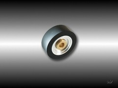 Pioneer RT-707 / 701 New Pinch Roller : Pulley with logo on THE BACK