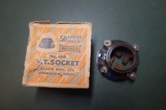 Vintage Na-Ald # 499-4 Pin Vacuum Tube Socket NOS NIB