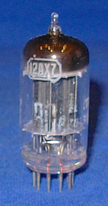 Strong Balanced RCA Black Plate 12AX7 Vacuum Tube