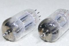 Matched Pair Tung-Sol 12AX7/ECC83 Long Plate Square Getter USA Strong