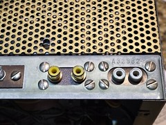 Eico HF-12, HF-20, HF-86 RCA Interconnect Upgrade Plate
