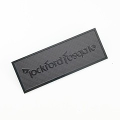 Rockford Fosgate Speaker carbon fibre Custom Made Badge 106mm(4.17″)X39mm(1.54″)
