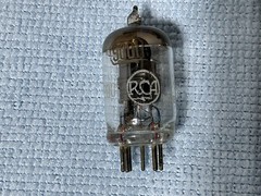 10 NOS RCA JRC 9001 Vacuum Tubes Black Plate Square Getter WW2 Box Dated 1945