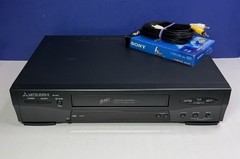 Mitsubishi HS-U446 Hi-Fi VHS VCR Player Recorder – Tested Works Great No Remote