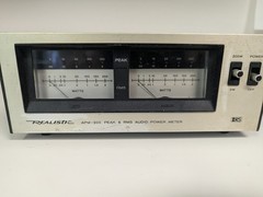 Realistic APM-200 Peak & RMS Stereo Audio Power Meter – As-Is – Read