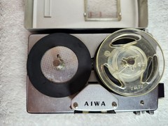 Aiwa TP-60 Portable Reel-to-Reel Tape Recorder Model Missing Record Button