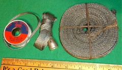 5 Rolls Flat Tinned Copper Metal Braided Shielding/Sleeving Wide Gound Strap