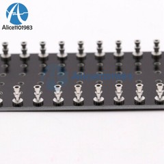 300x60x2mm 30×2 Hole Strip Terminal Turret Board 4 Vintage Tube Guitar Audio AMP