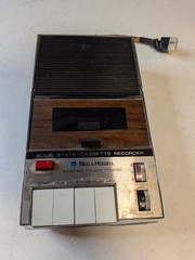 Vintage Cassette Player/Recorder Bell & Howell Music Model 294MS