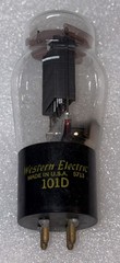 Western Electric 101D Vintage Black Plate Audio Tube Tested NOS