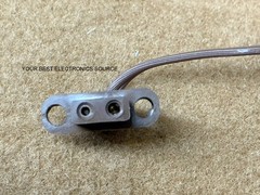 NOS NEW Vintage TV / Radio Cheater Cord Extension, Polarized, BULK, Brown, 6 Ft.