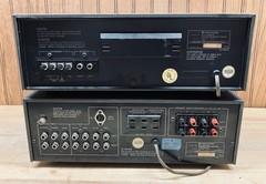 Kenwood KA-5700 Amp + KT-5500 Tuner Combo – Serviced/Working. Blue LEDs. 40 WPC