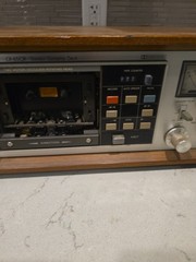 TEAC CX-650R Stereo Cassette Recorder Sold as is For Parts Untested