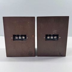 Realistic Hi Fi Bookshelf Speakers Oak Veneer 8ohm 1970s Realistic SP2 TESTED