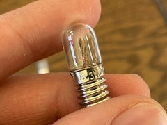 10 New #46 Incandescent Screw Base Lamp Light Bulbs 6v 6.3v .25A E10 (Qty)