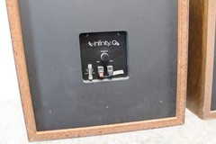 pair vintage INFINITY QB Qb EMIT 3-WAY Speakers Excellent Sound !