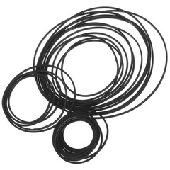 90 Pcs Radio Tape Belt Cassette Deck Belts Player Rubber Traction