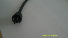 Vintage Male to Male Cable Mount Amphenol Plug 4-pin, Leslie Hammond 22″