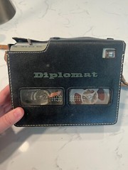 Vintage Diplomat Reel to Reel Audio Recorder with Cases – Clean in great shape