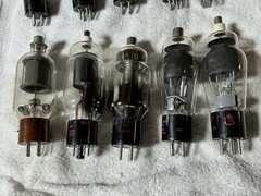 Lot Of 10 Rare Rectifier Vacuum Tubes VT-267 578 967 5557 323B 2C23 210-A PJ-28