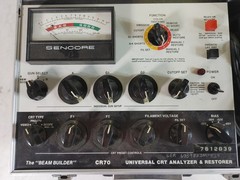 Vintage Sencore CR70 Beam Builder Universal CRT Analyzer & Restorer For Parts