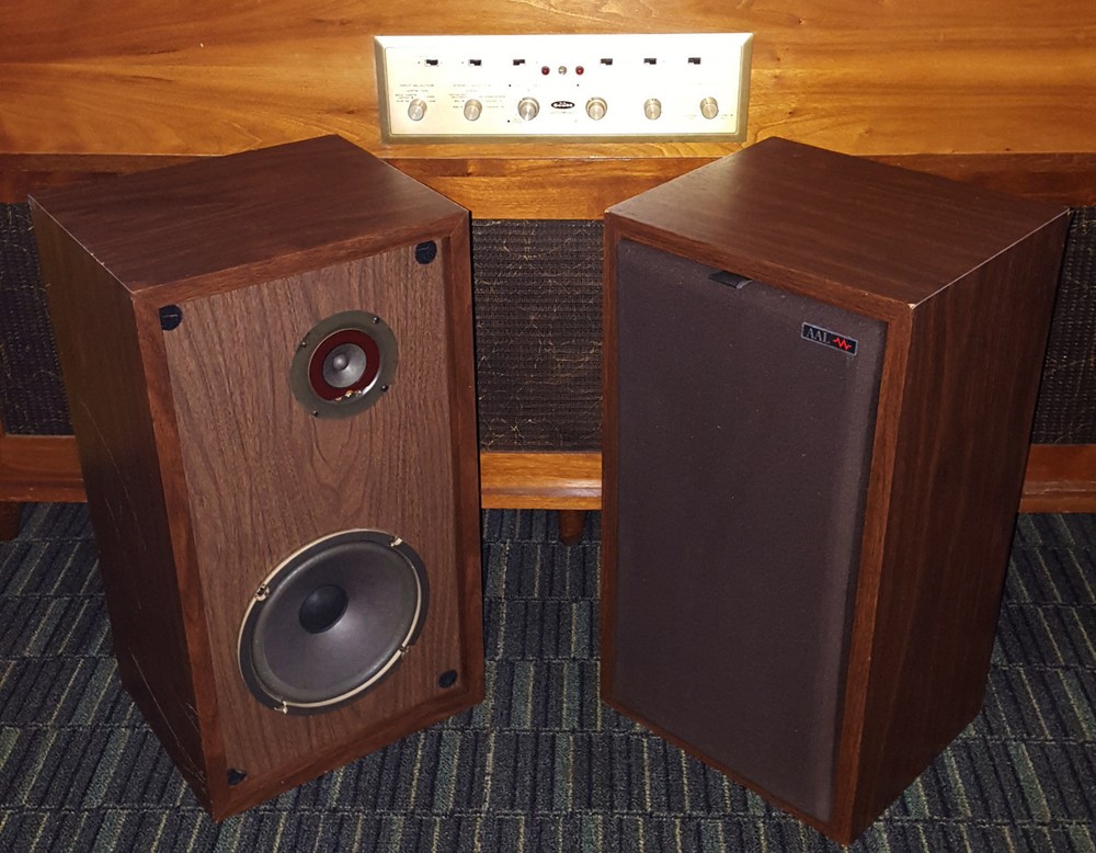 AAL STUDIO SERIES STEREO SPEAKERS VINTAGE 1972 AMERICAN ACOUSTIC LABS