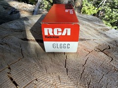 NOS RCA 6L6GC Vacuum Tube 1981 GE Owensboro USA Clear Top New In Box Vintage