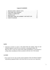 Fostex R8 8-Track Recorder OWNER’S MANUAL and SERVICE MANUAL