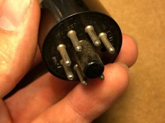 Vintage 1947 RCA 25L6GT Output Tube Tests Great Smoked Glass