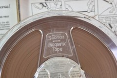 Vintage Scotch 1/4-111-A6 600 Feet Plastic 5″ Reel Magnetic Tape, Made in USA