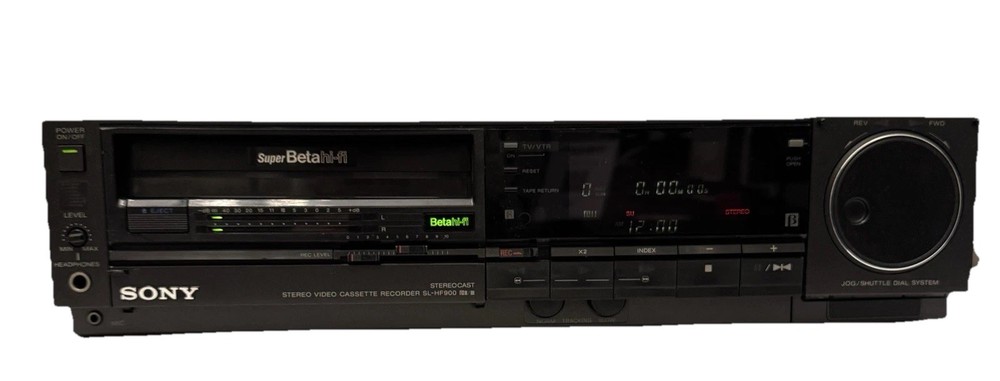 Sony SL-HF900 Super Beta HiFi Betamax Stereo Video Cassette Player/Rec – READ S2