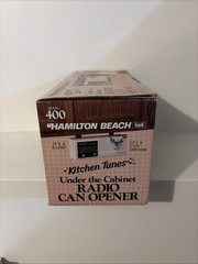 Vintage Hamilton Beach Scovill Model 400 Under Cabinet Radio / Can Opener NIB
